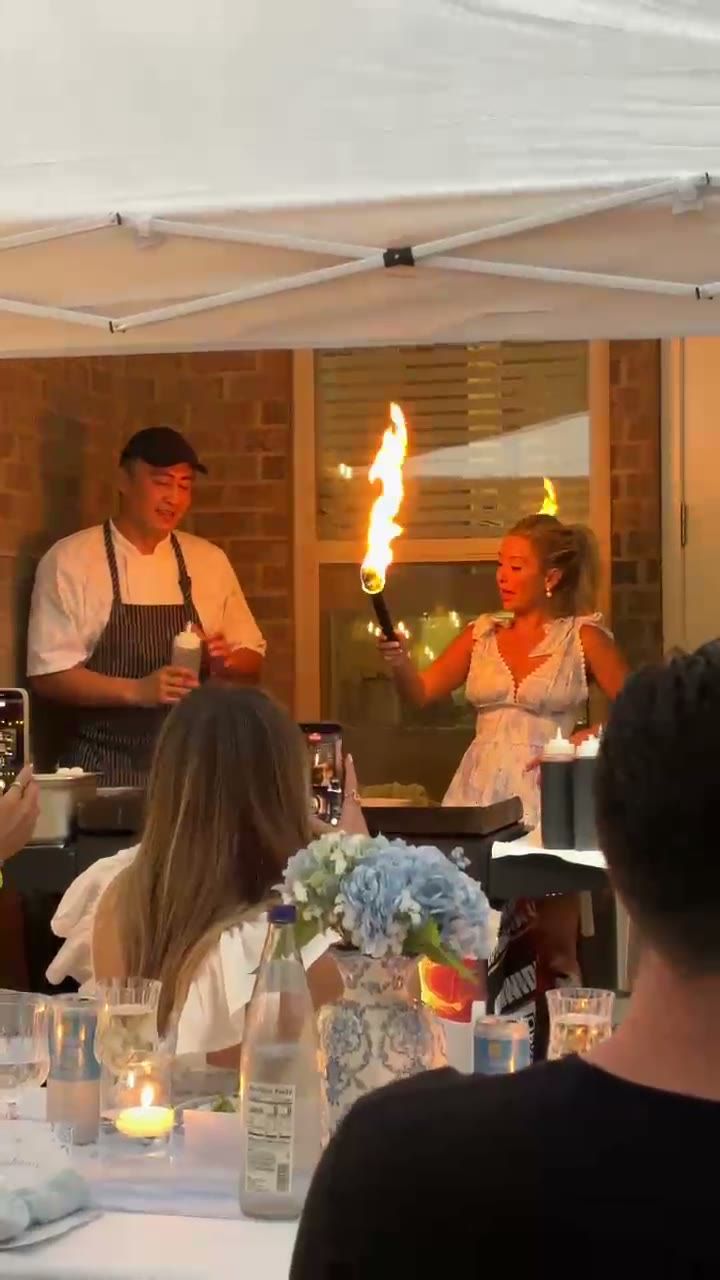 Private hibachi catering in Milton, ON